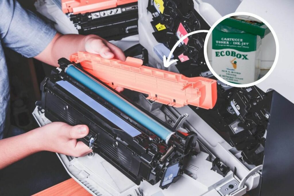 smaltire toner esausti